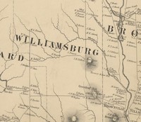 Williamsburg, Maine, USA* - Williamsburg, Maine, USA* - 1858 map