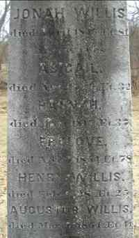 Jonah WILLIS - Grave