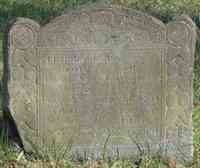 Dorcas WILSON - Grave Inscription: HERE LYES ye BODY OF DORCAS CLEVELAND WIFE TO AARON CLEVELAND AGED 57 YEARS & 10 MO DIED NOVEmbr ye 29 1714