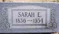 Sarah Elizabeth WILSON - Grave