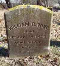 William Greene WING - Grave