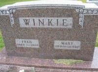 Frederick "Fred" William WINKIE - Grave
