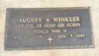 August Adolph WINKLER - Grave