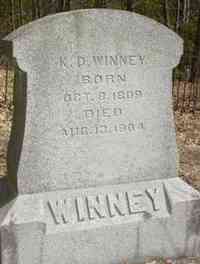 Kiliaan D (William) (Killion) WINNEY - Grave