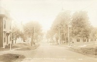 Winterport, Maine, USA - Main Street