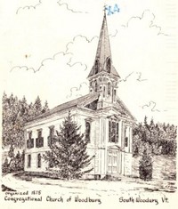 Woodbury, Vermont, USA - Organized 1875
Congregational Church of Woodbury
South Woodbury, Vt.