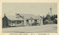 Woodford, Vermont, USA - Christmas Tree Lodge - Rt. 9 - Woodford, Vt.