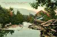 Woodstock, New York, USA - Looking Down Stream above Wilbur's Saw Mill, Woodstock, Catskill, Mts.