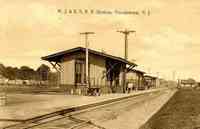 Woodstown, New Jersey, USA - Woodstown, New Jersey, USA - W.J. & S.S.R.R. Station, Woodstown, N.J.