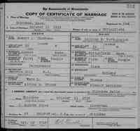Lillian WORTHINGTON - 1918 marriage