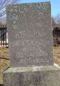Hiram C. "Calvin" WRIGHT - Grave