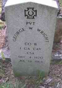 George Washington WRIGHT - Grave