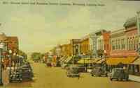 Wyoming, USA - Second Street and Business District, Laramie, Wyoming