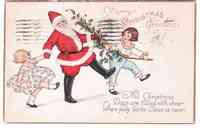 Jayne Olive KORCH - Christmas card sent to her cousin, Evelyn Feige, in 1924 (Obviously sent by her mother, since she was about 4 years old at the time)