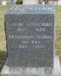 Wilhelmina YEOMAN - Grave